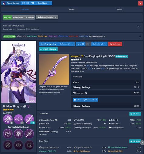 Genshin Optimizer.